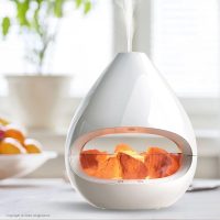 essential oil diffuser with himalayan salt lamp feature